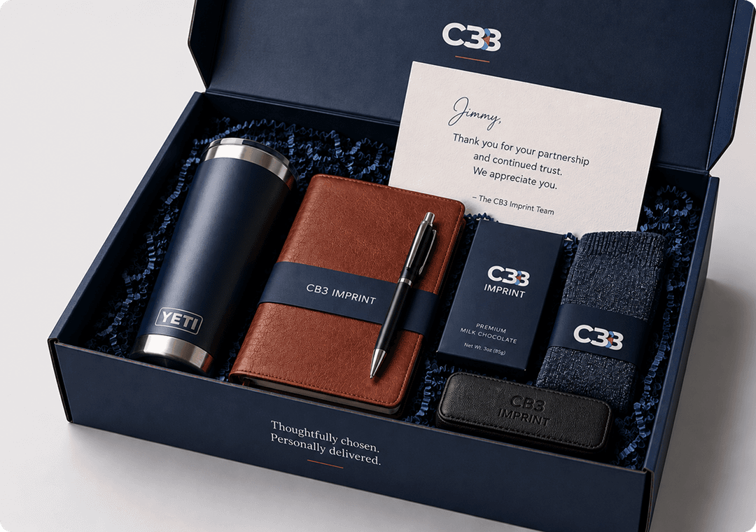 Fully custom branded gift box