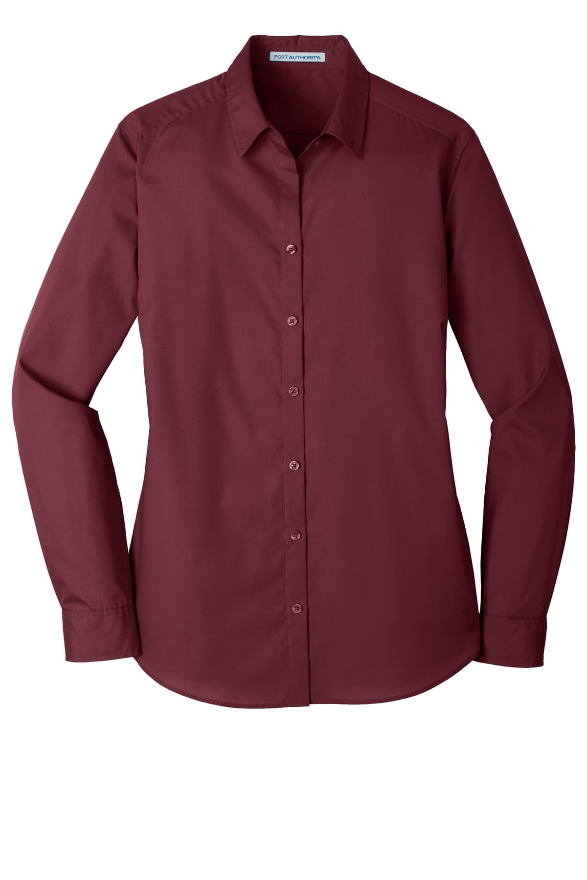Port Authority® Women's Long Sleeve Carefree Poplin Shirt