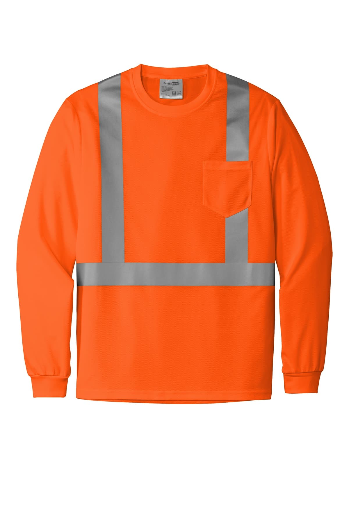 CornerStone ® ANSI 107 Class 2 Mesh Long Sleeve Tee