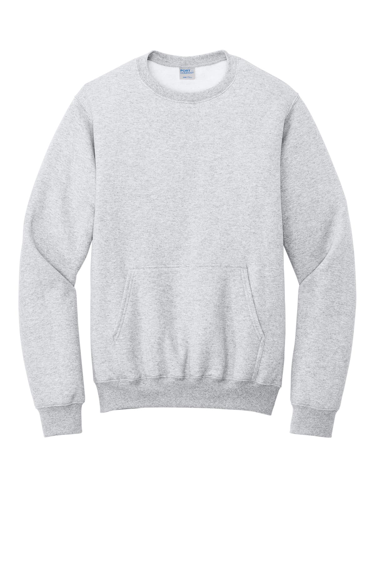 Port & Co® Core Fleece Crewneck Pocket Sweatshirt