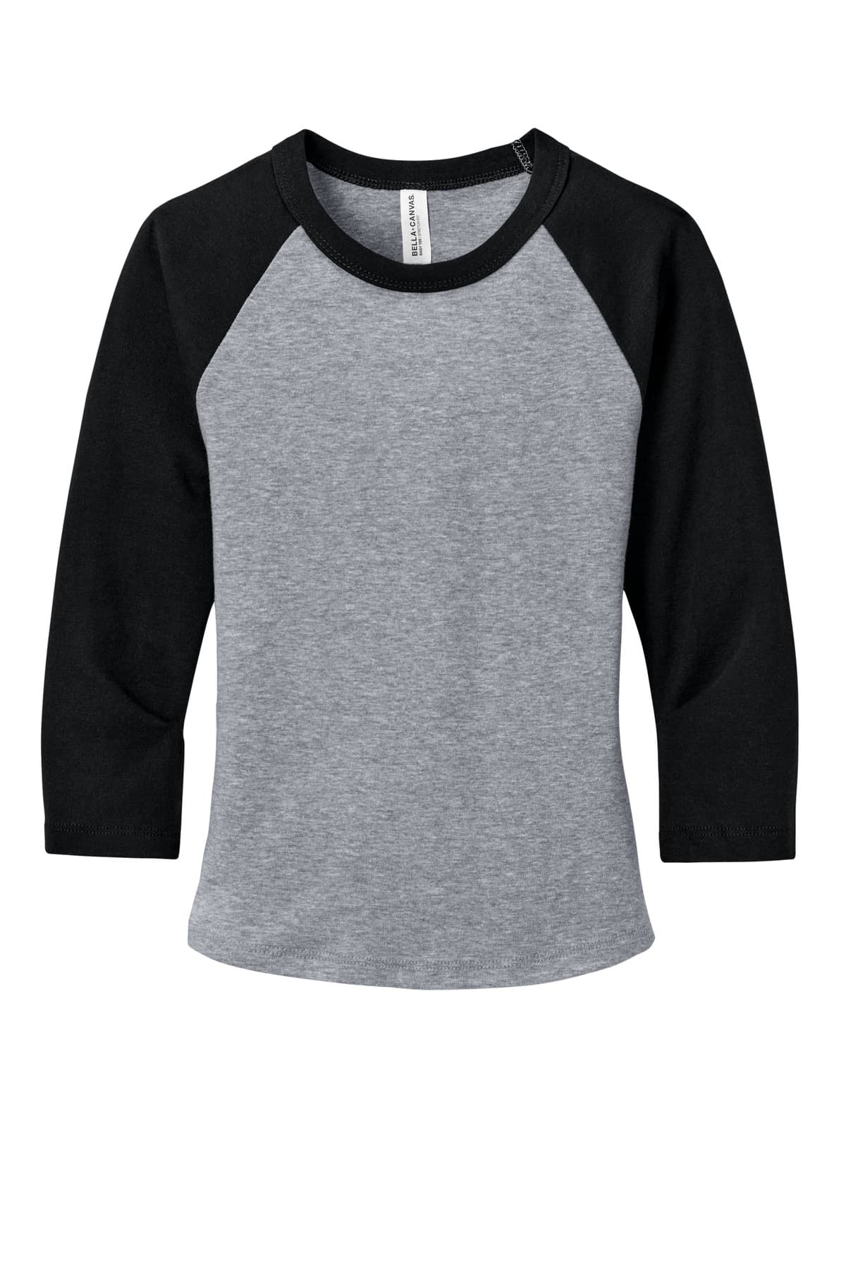 BELLA+CANVAS® Women's Micro Rib 3/4 Raglan Baby Tee