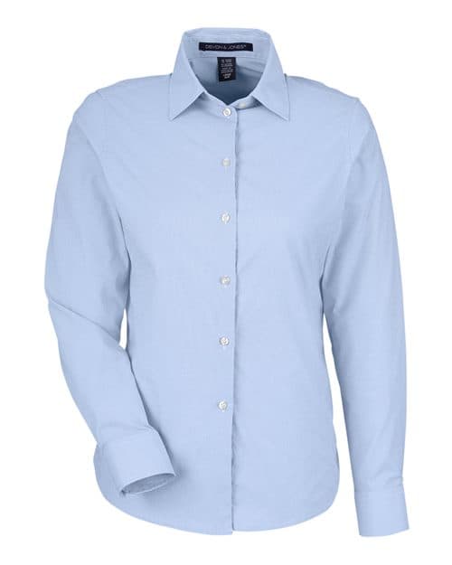 Women's CrownLux Performance® Microstripe Dress Shirt