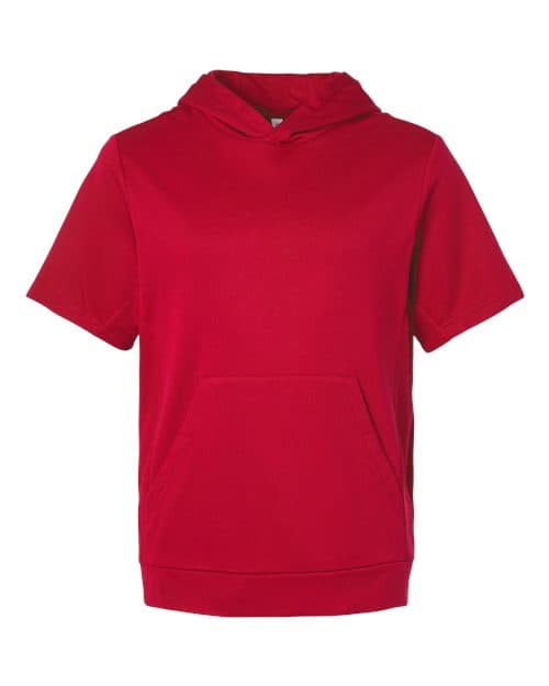 Unisex Squad Tech Fleece Hooded Short-Sleeve Sweatshirt