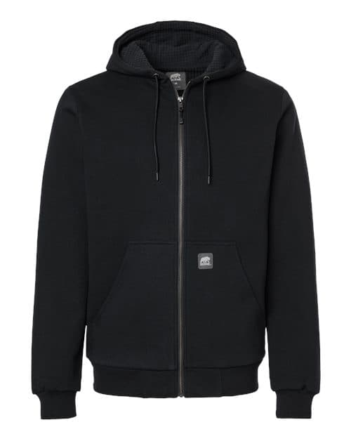 Men's Heritage Grid Fleece-Lined Full-Zip Hooded Sweatshirt
