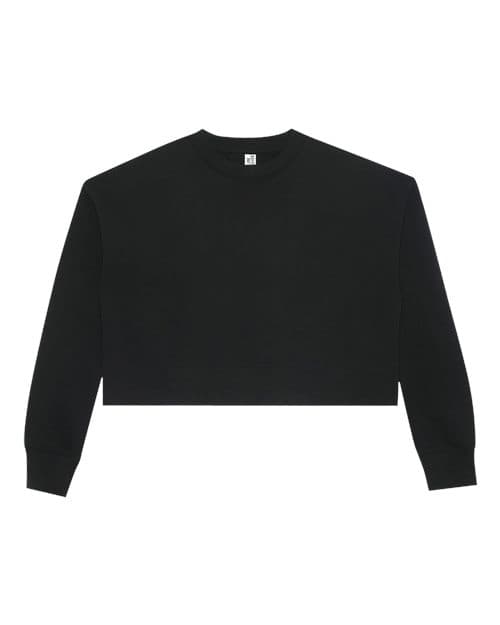 Women's Relaxed Cropped Crewneck Sweatshirt