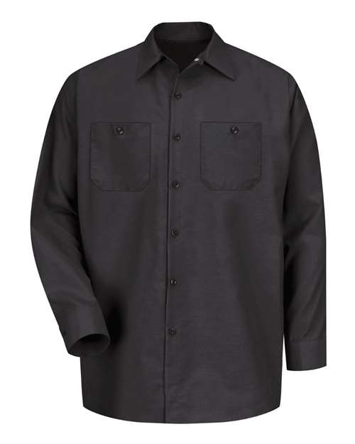 Men's Tall Industrial Long Sleeve Work Shirt