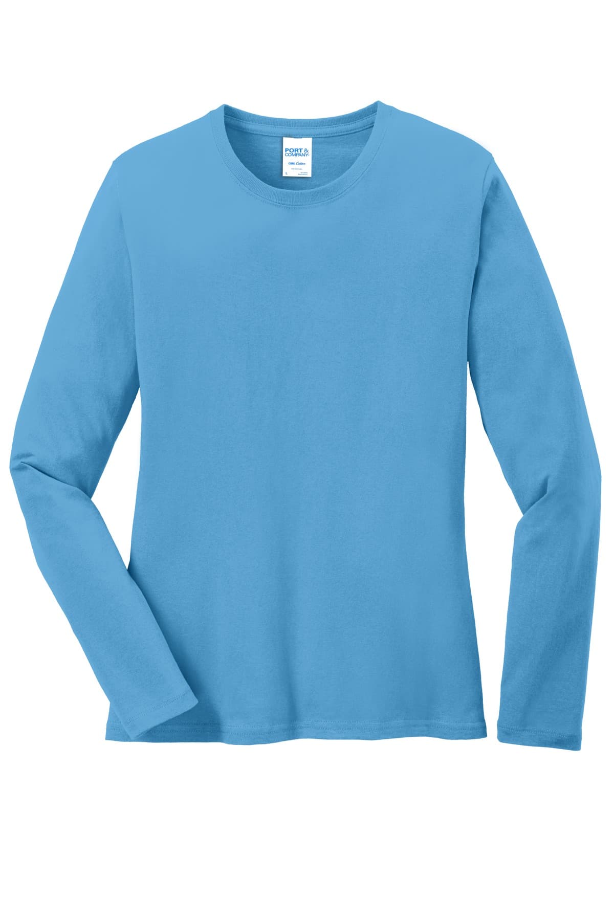 Port & Co® Women's Long Sleeve Core Cotton Tee