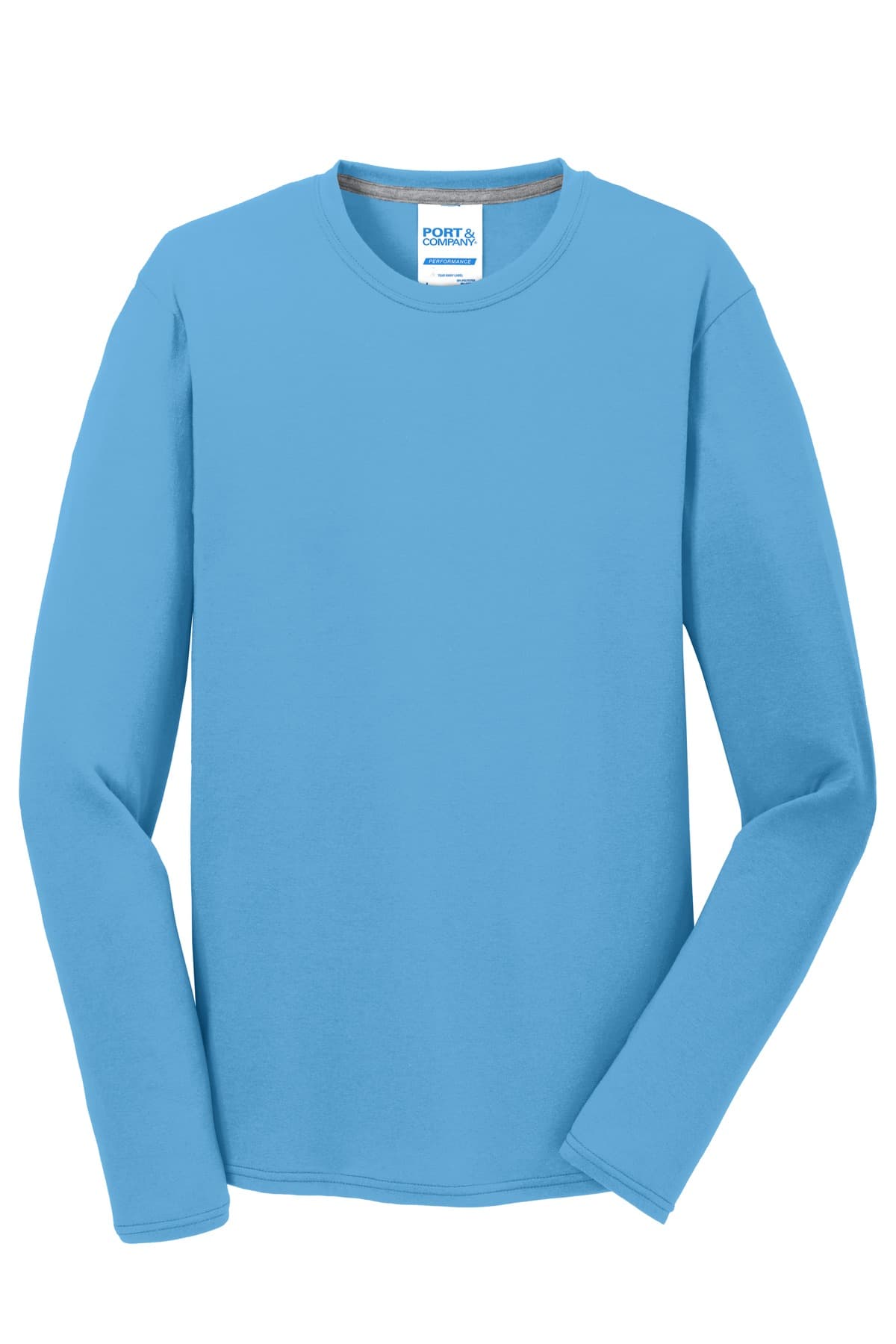 Port & Co® Long Sleeve Performance Blend Tee
