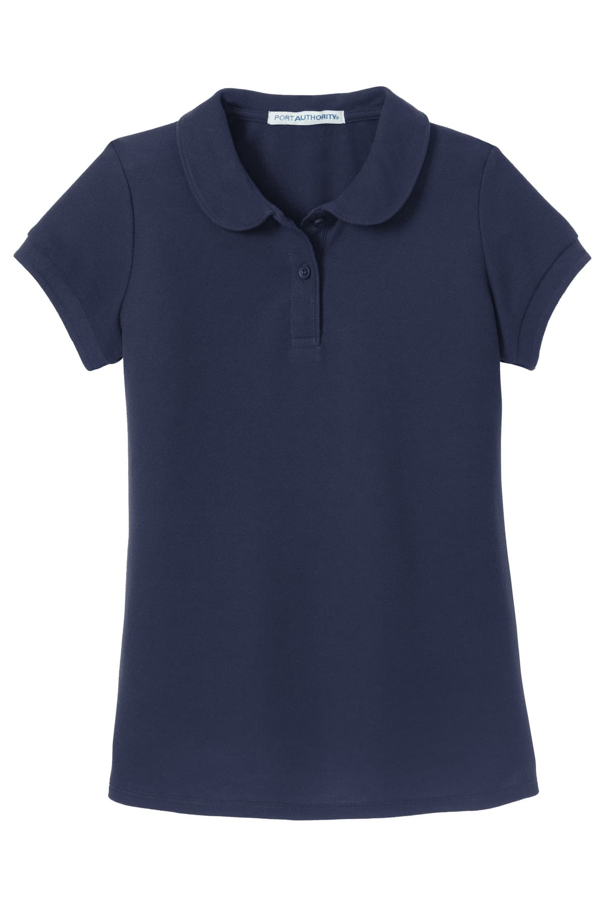 Port Authority® Girls Silk Touch® Peter Pan Collar Polo