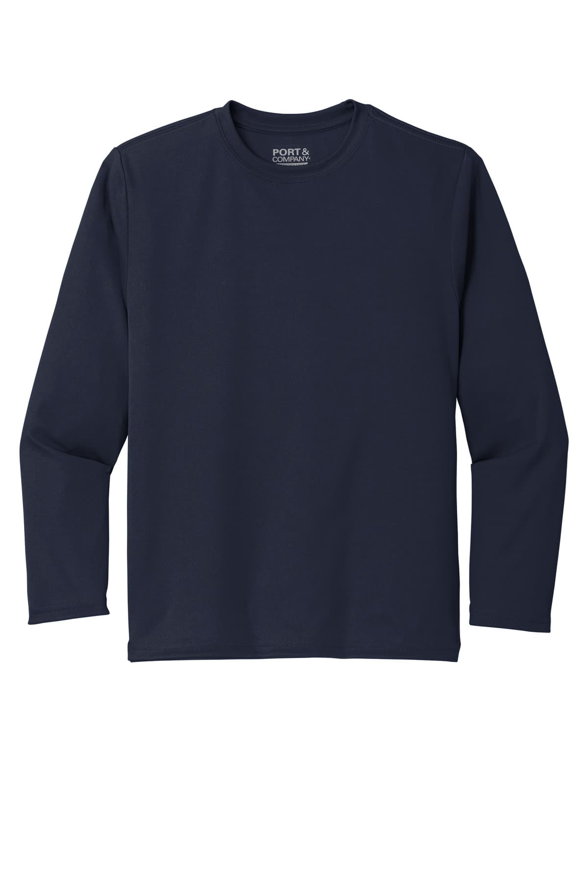 Port & Co® Youth Long Sleeve Performance Tee