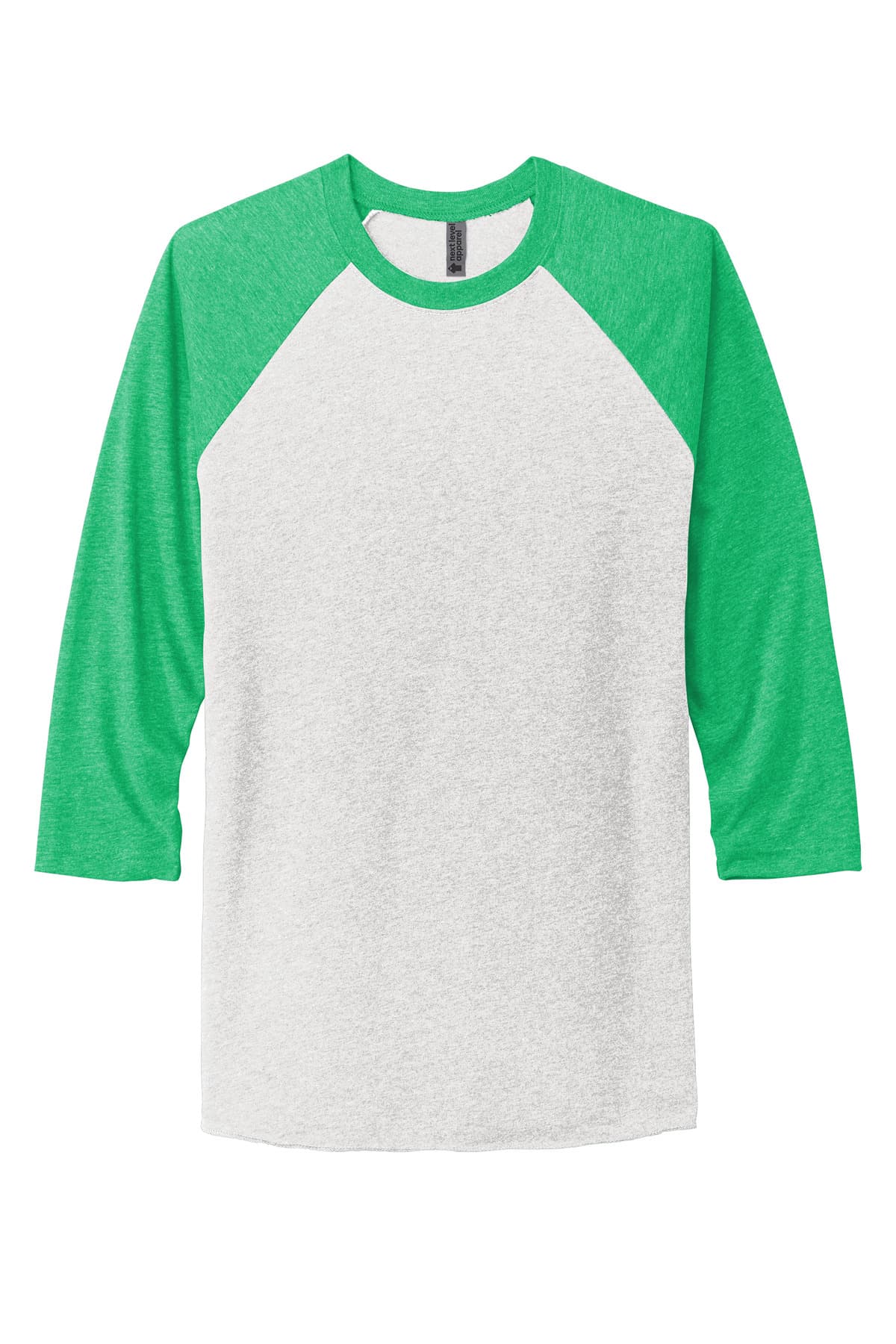Next Level Apparel® Adult Tri-Blend 3/4-Sleeve Raglan Tee
