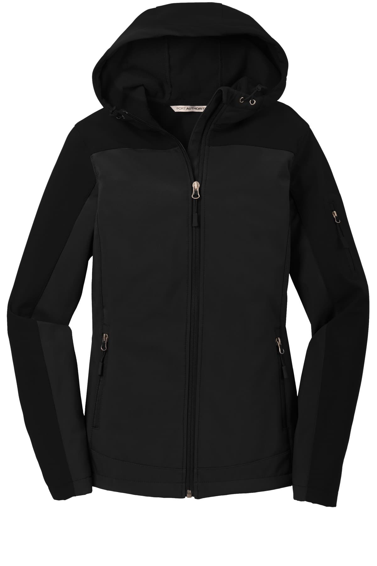 Port Authority® Women's Hooded Core Soft Shell Jacket
