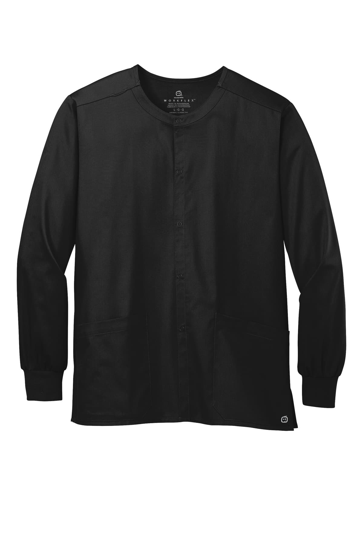 Wink® Unisex WorkFlex Snap-Front Scrub Jacket