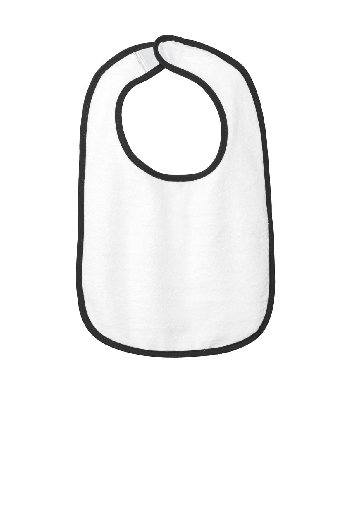 Rabbit Skins® Infant Contrast Trim Terry Bib