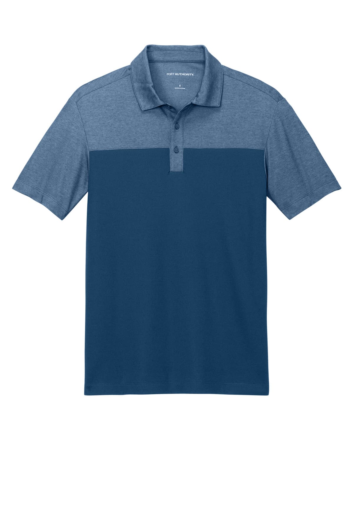 Port Authority® Fine Pique Blend Blocked Polo