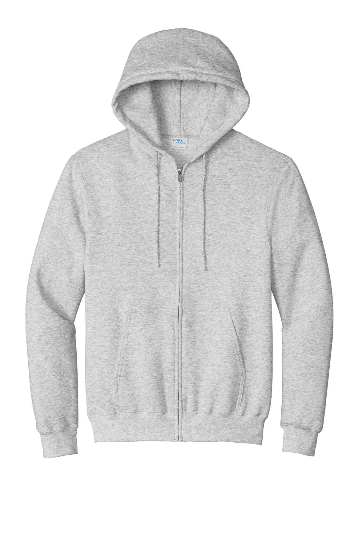 Port & Co® Essential Fleece Full-Zip Hooded Sweatshirt
