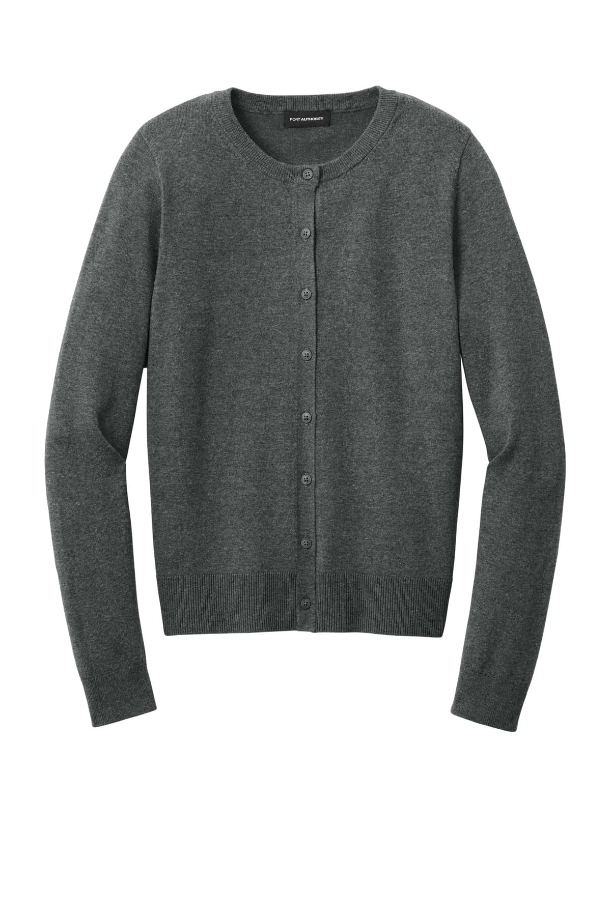 Port Authority® Women's Easy Care Crewneck Cardigan Sweater