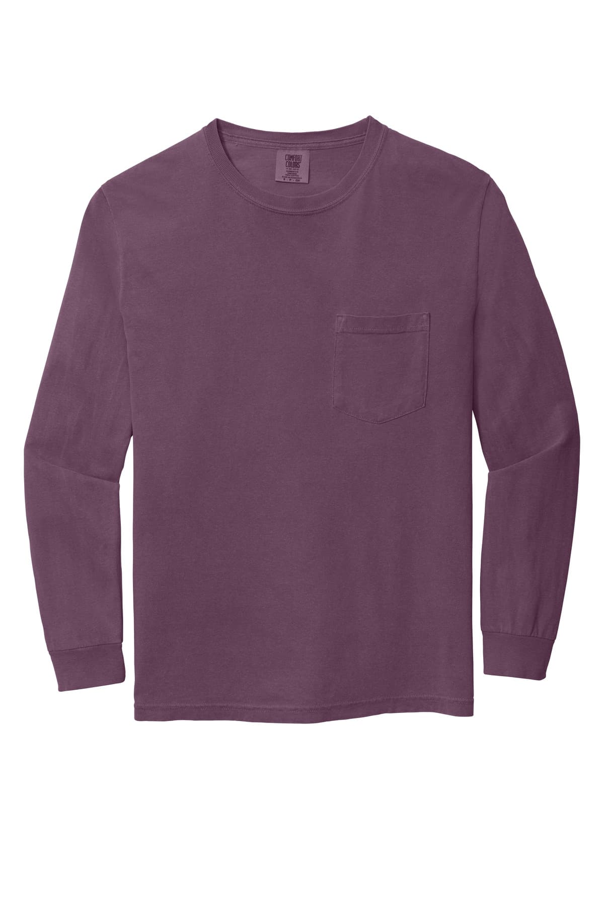 COMFORT COLORS ® Heavyweight Ring Spun Long Sleeve Pocket Tee