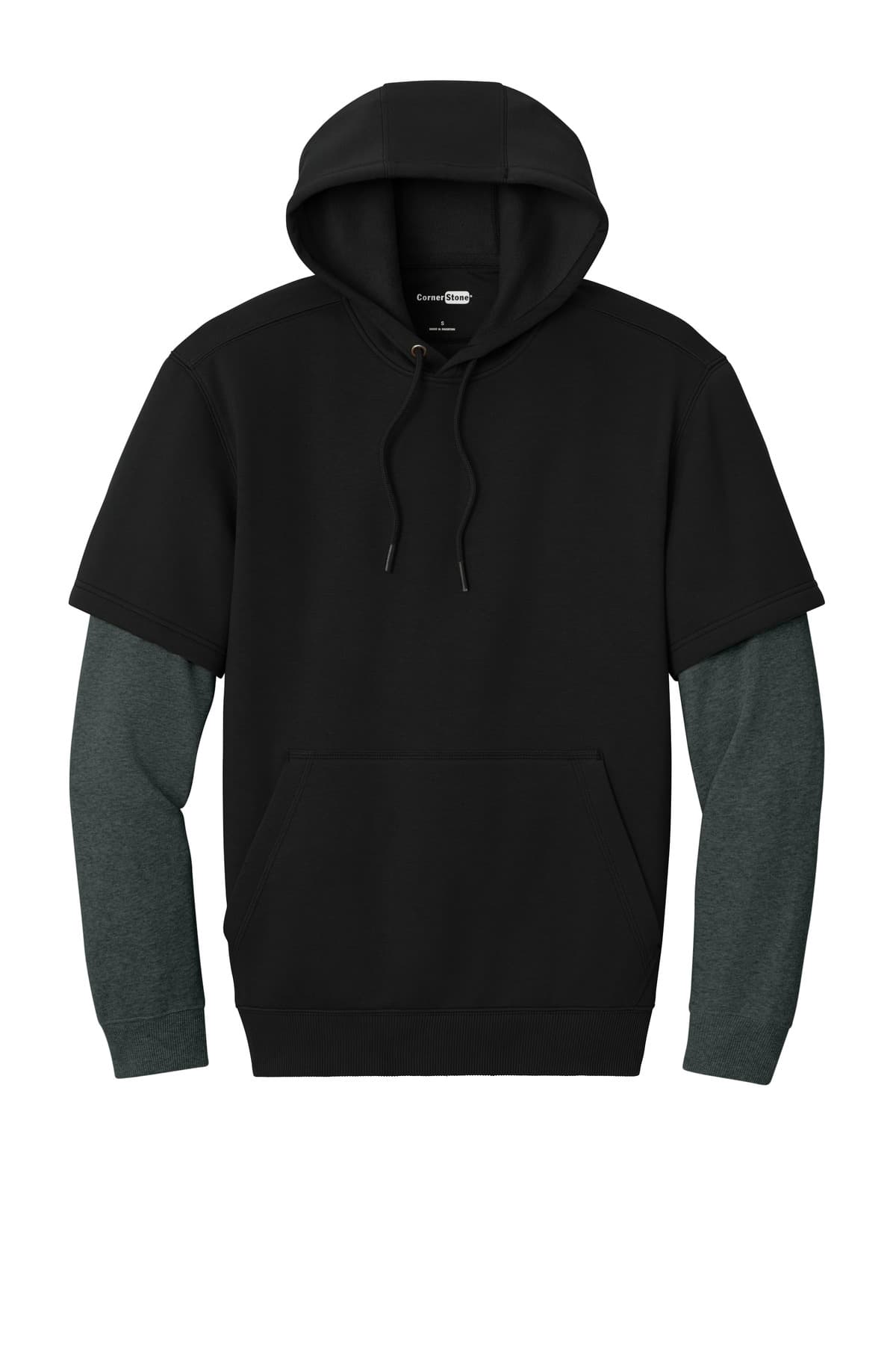 CornerStone® Tough Fleece Layered Hoodie