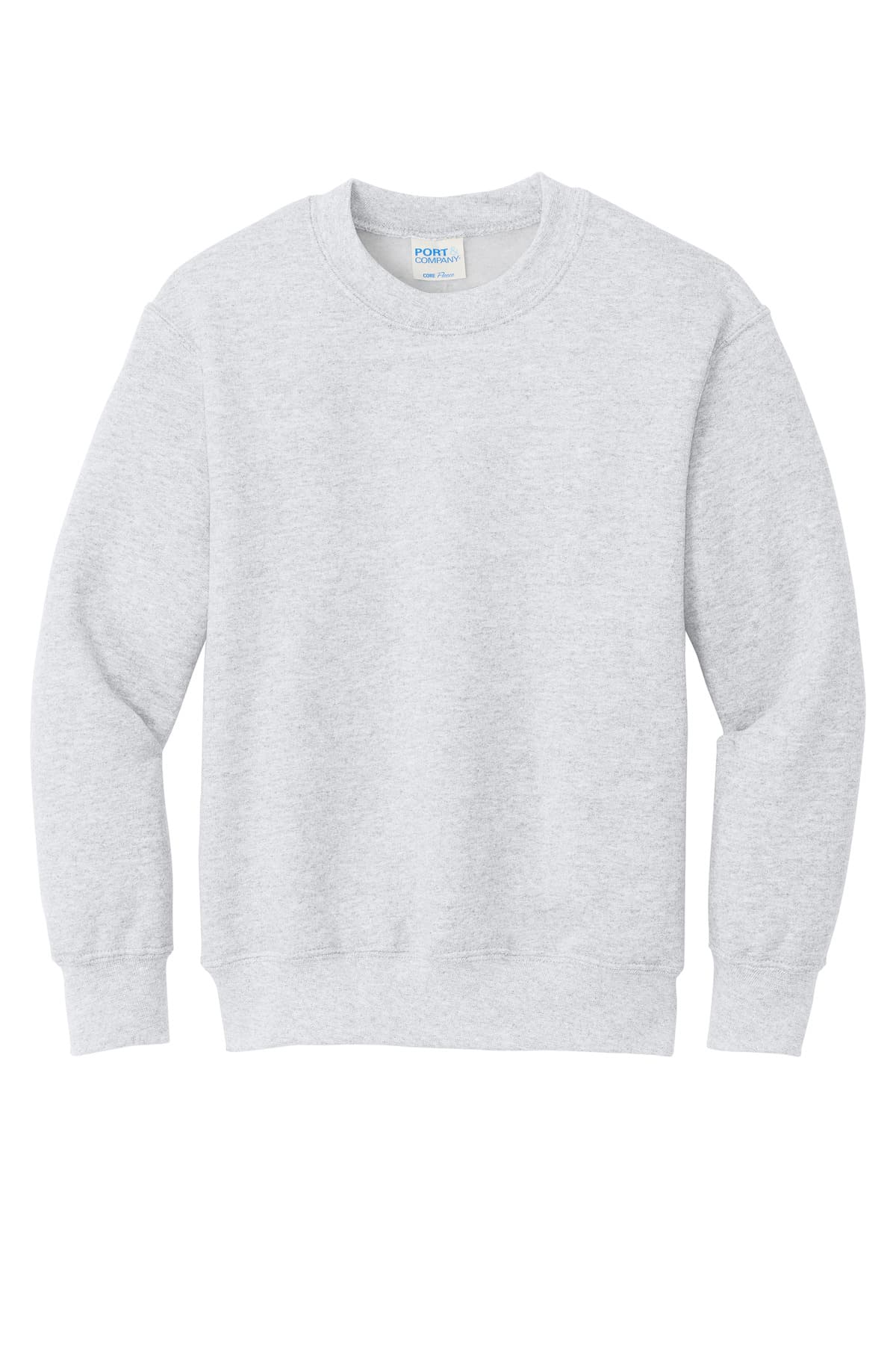 Port & Co® Youth Core Fleece Crewneck Sweatshirt