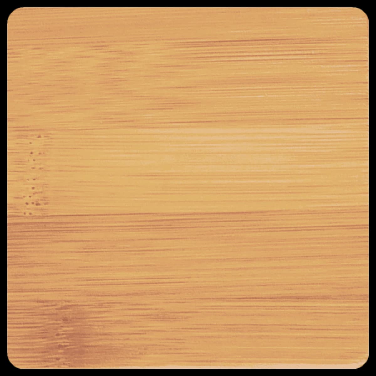 Personalized 3 3/4" x 3 3/4" Bamboo Square Coaster, Replacement for 6-Coaster Set
