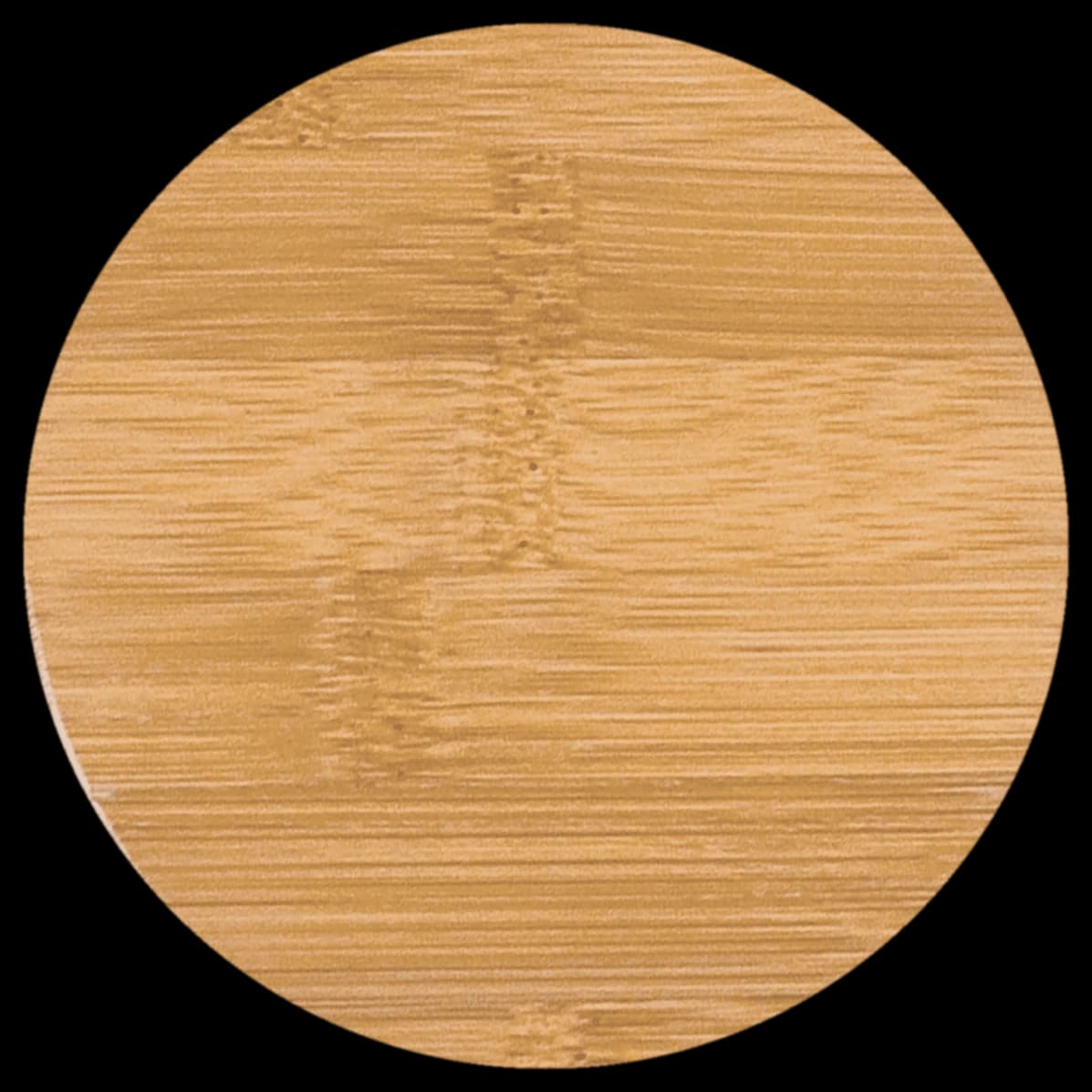 Personalized 3 3/4" Bamboo Round Coaster, Replacement for 6-Coaster Set