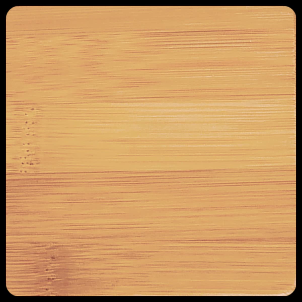 Personalized 3 1/2" x 3 1/2" Square Bamboo Coaster
