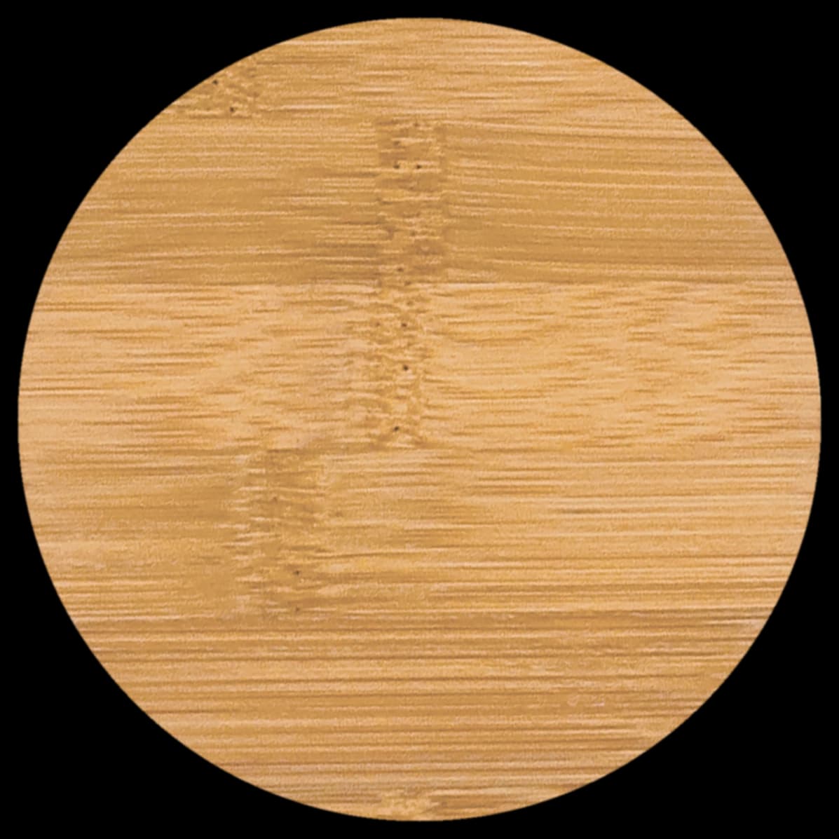 Personalized 3 1/2" Round Bamboo Coaster