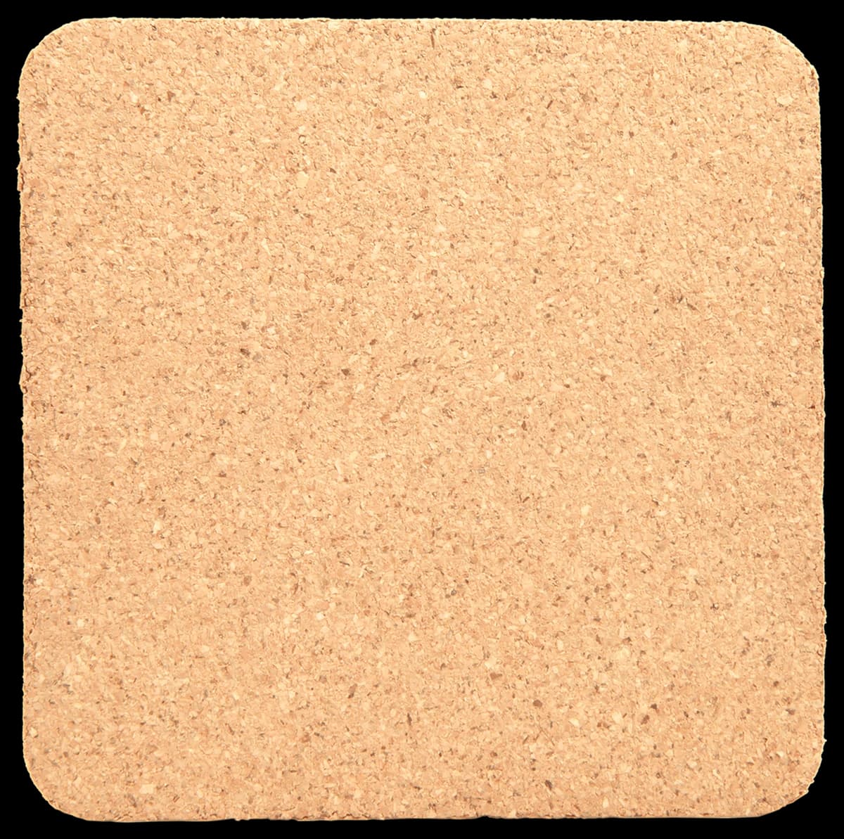 Personalized 4" x 4" Square Cork Coaster