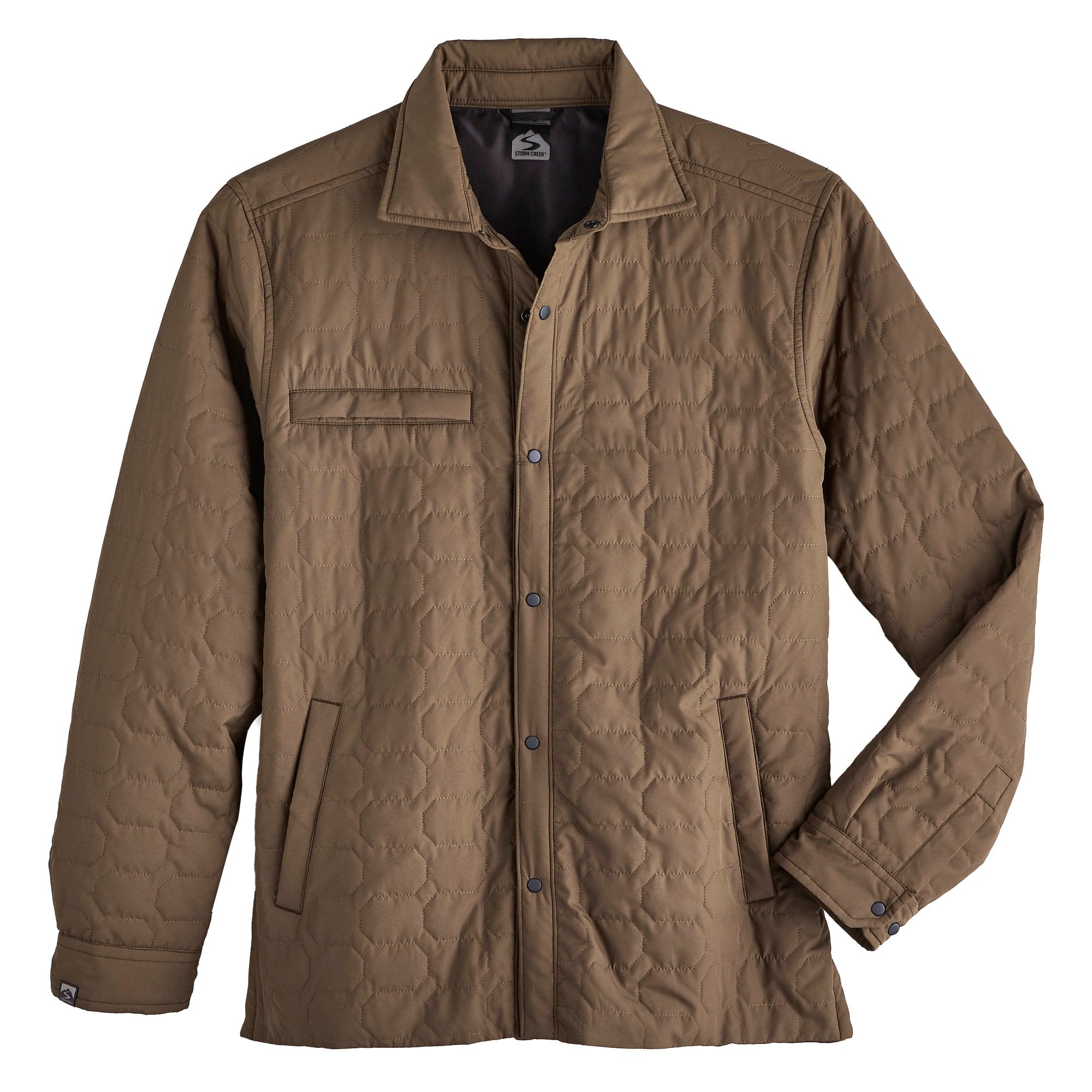 Storm Creek Men's Artisan 100 GSM Insulated Quilted Shirt Jacket