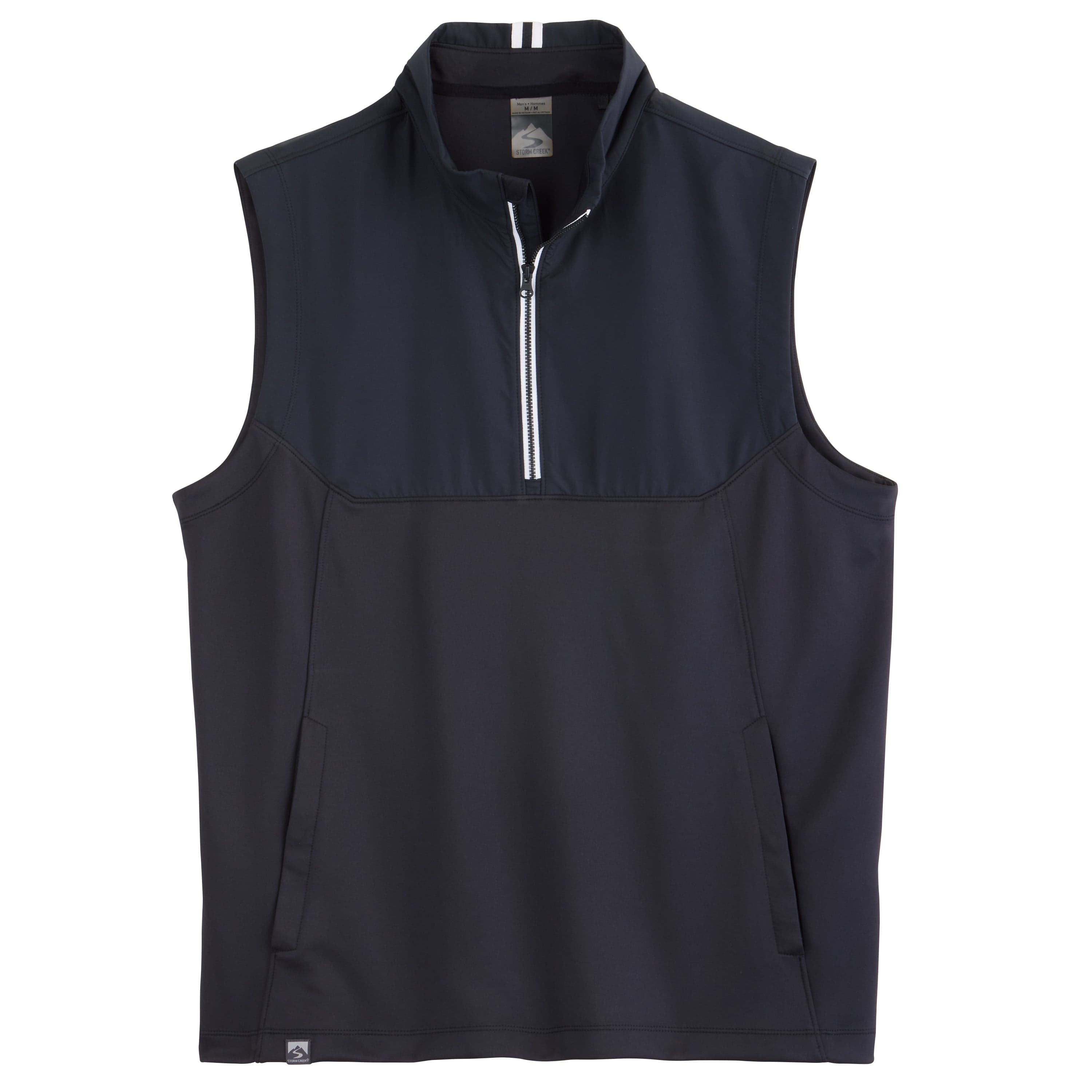 Storm Creek Men's Tiebreaker II Interlock Half Zip Vest