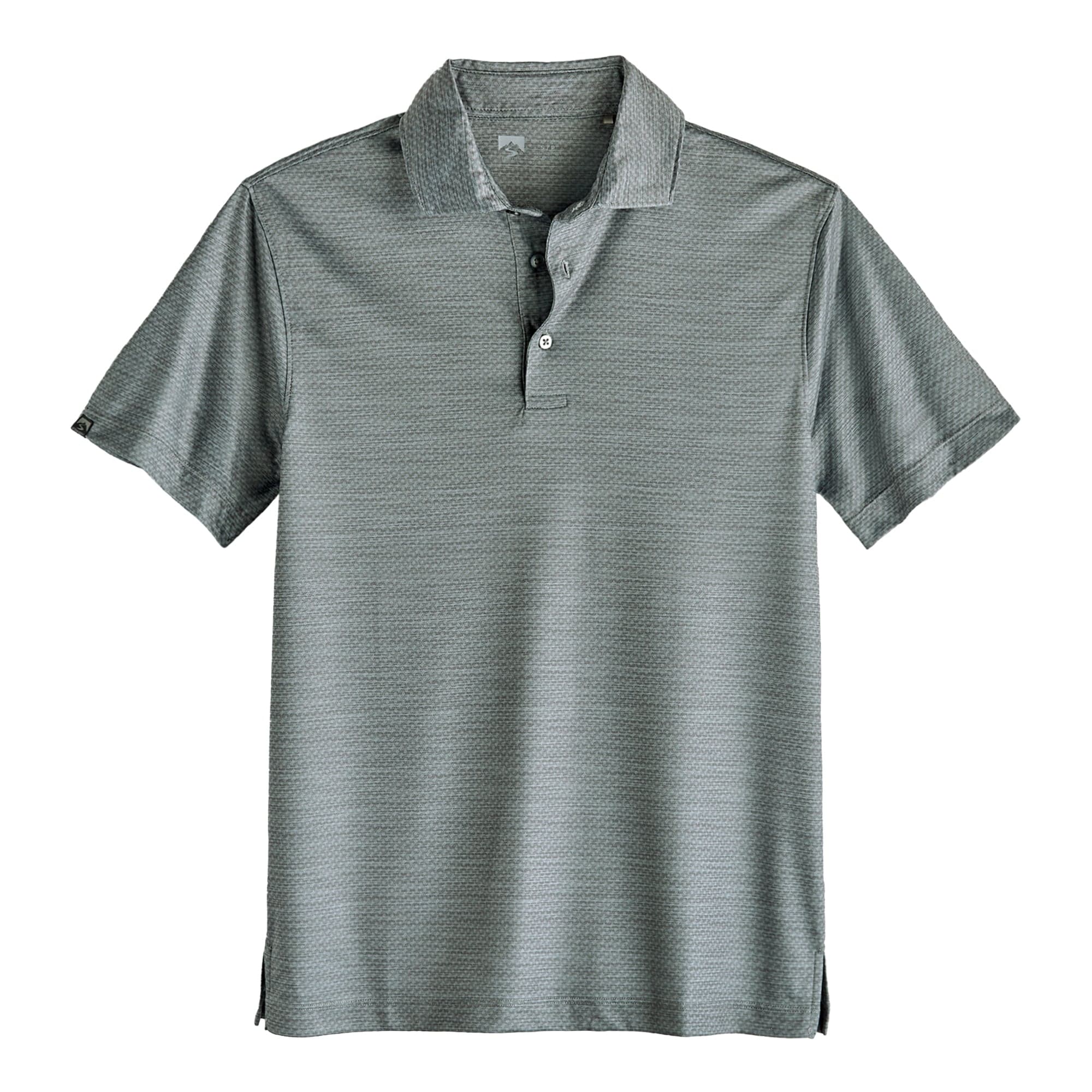 Storm Creek Men's Unwinder Printed Bamboo Short Sleeve Polo