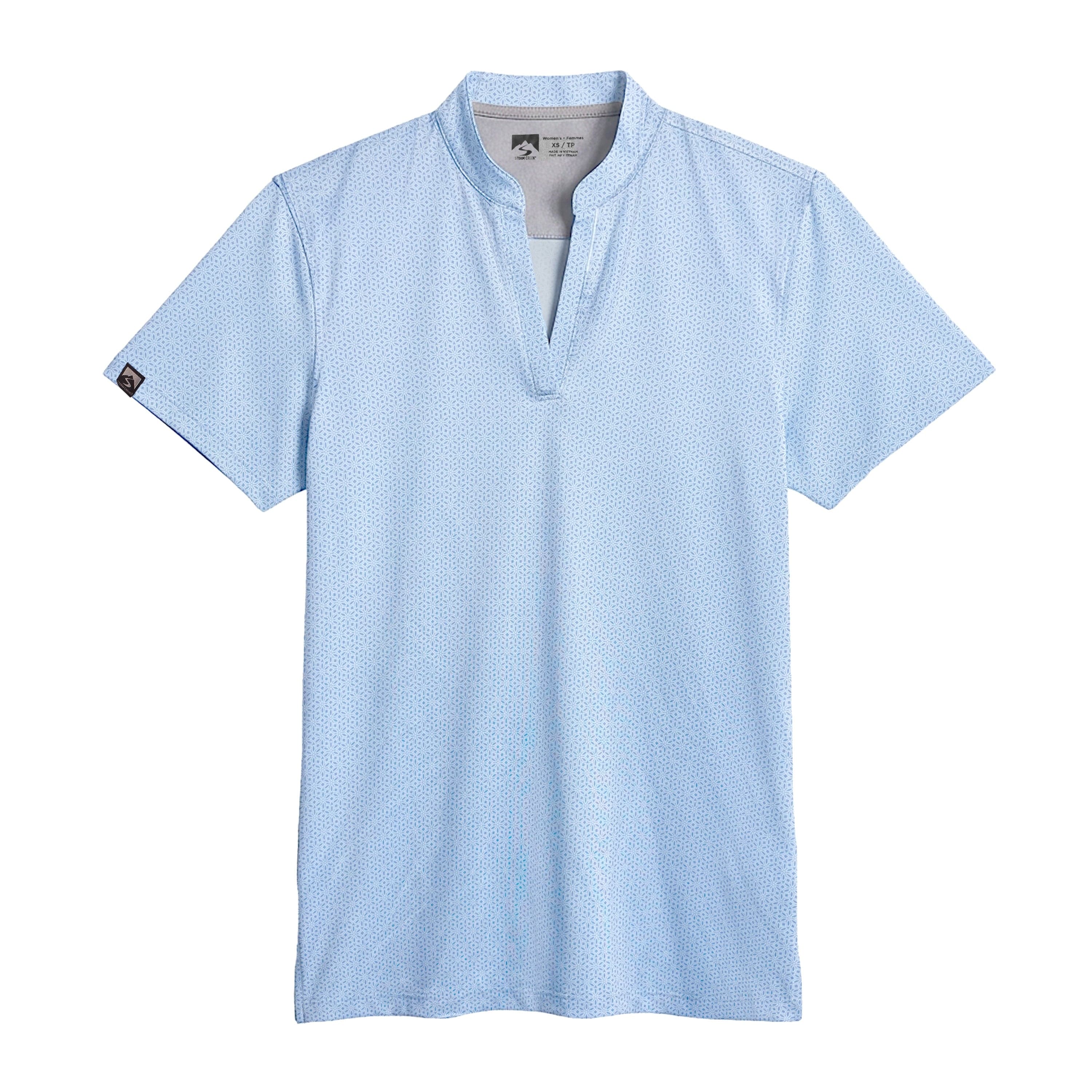 Storm Creek Women's Vacationer Printed Short Sleeve Polo