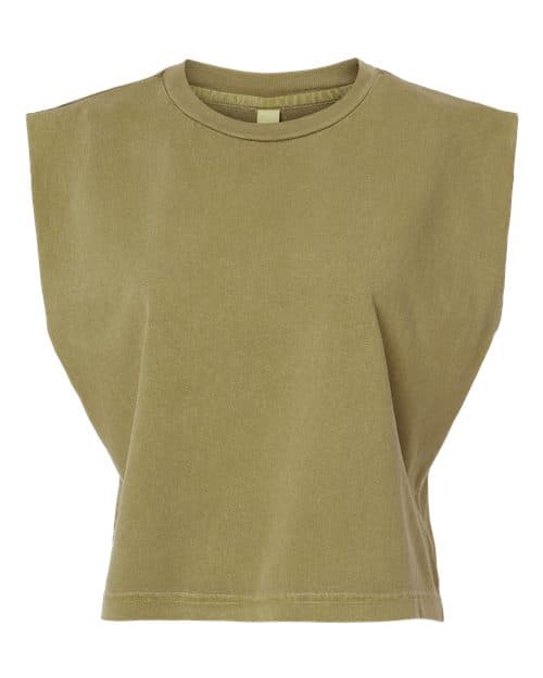 Women's Heavyweight Cotton Garment-Dyed Muscle Tee