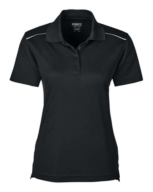 Women's Radiant Performance Piqué Polo with Reflective Piping