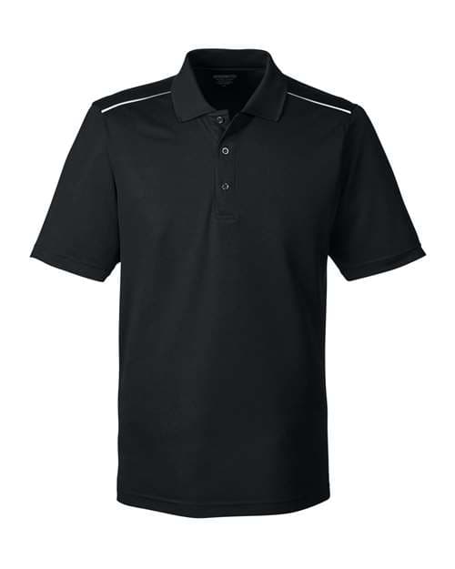 Men's Radiant Performance Piqué Polo with Reflective Piping