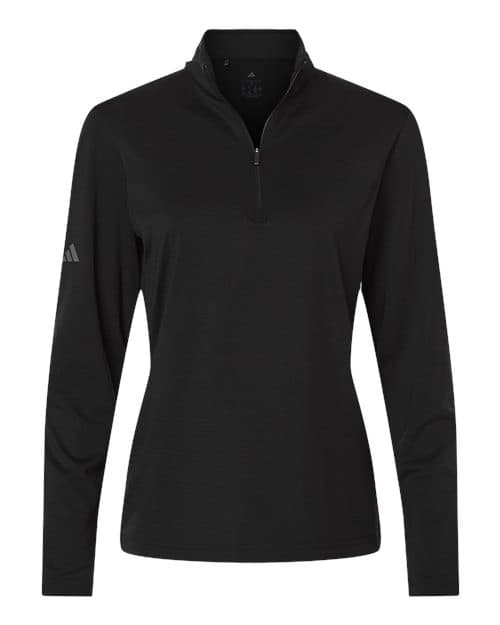 Women's Textured Stripe Quarter-Zip Pullover
