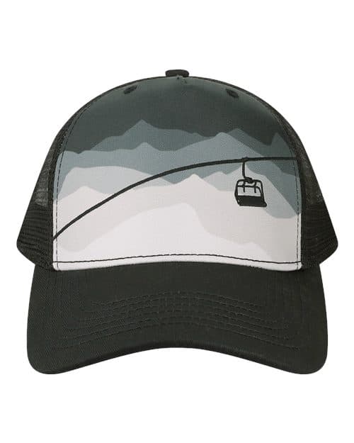 Printed Five-Panel Trucker Cap