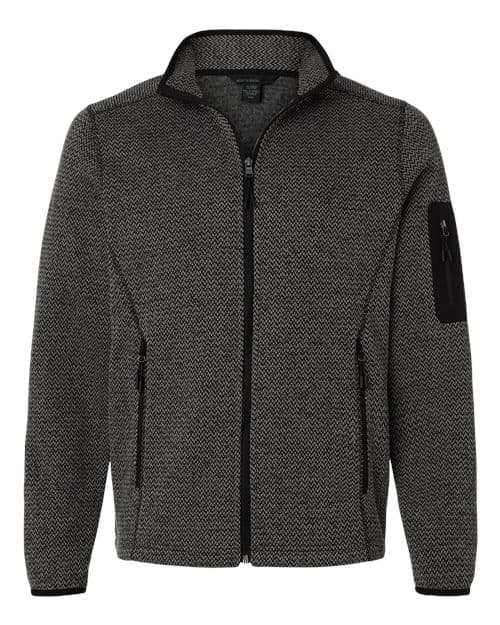 Men's Jasper Jacquard Full-Zip Fleece Jacket