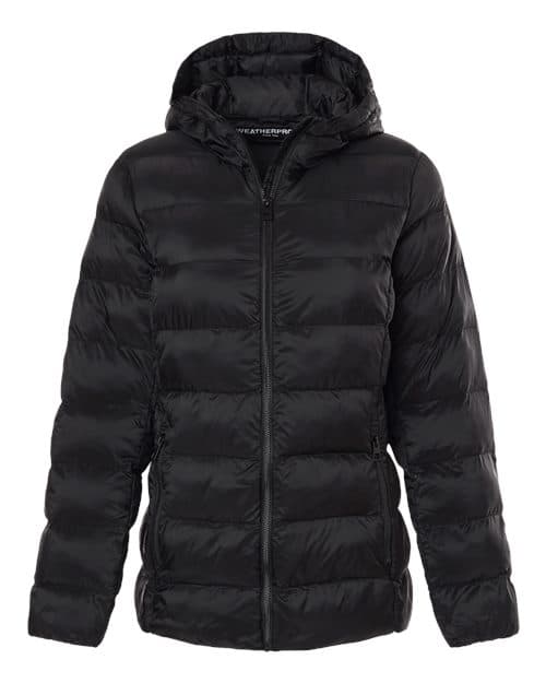 Women's Lightweight Poly-filled Hooded Puffer Jacket
