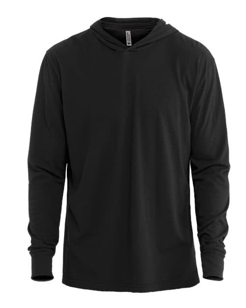 Unisex CVC Hoodie Long Sleeve Tee