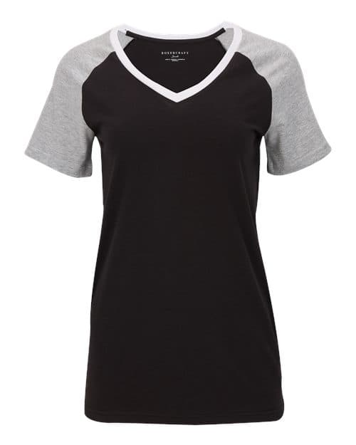 Women's Colorblocked V-Neck T-Shirt