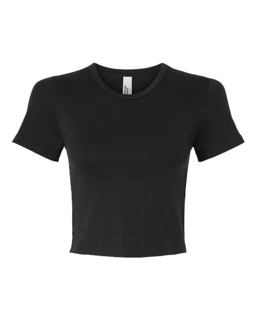 Women's Baby Rib Fitted Cropped Tee