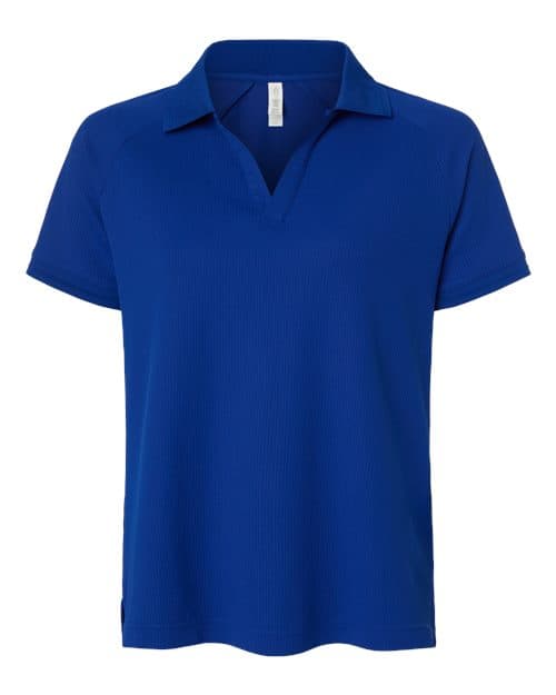 Women's Topspin Stretch Grid Textured Polo