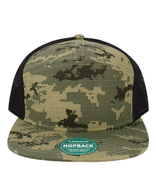 Hopback Seven-Panel Trucker Cap