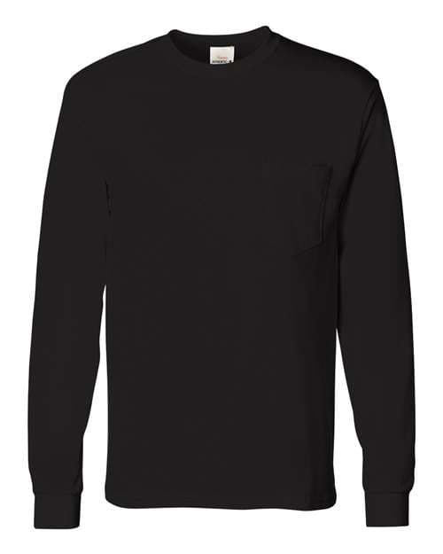 Unisex Authentic Long Sleeve Pocket T-Shirt