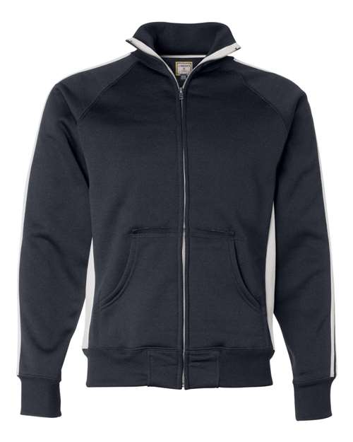 Men's Vintage Polyester Fleece Track Jacket