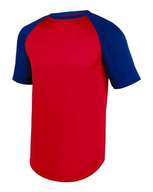 Unisex Wicking Short Sleeve Baseball Jersey